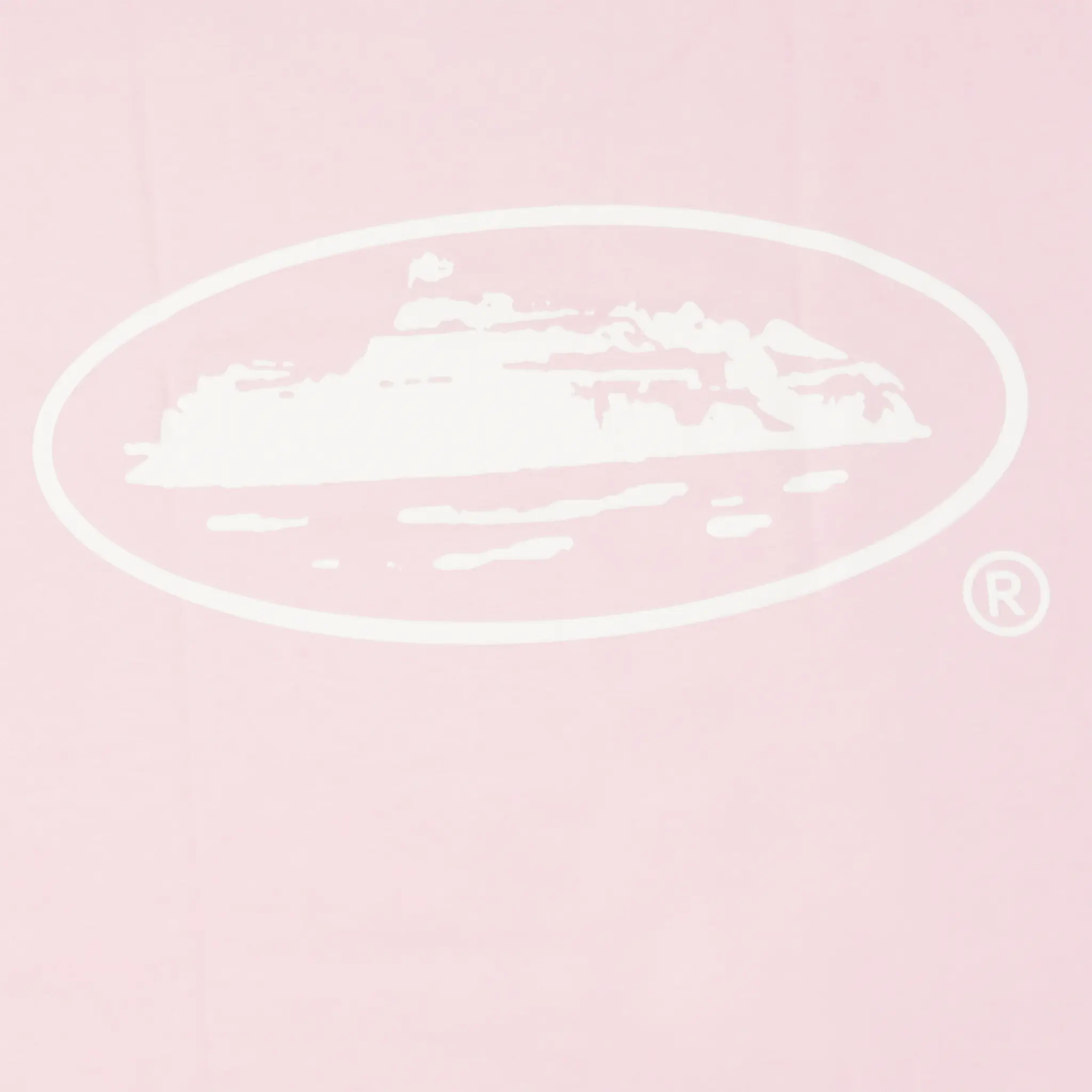 Detailed View of Corteiz OG Island Baby Pink T Shirt 1SS2504COITBP BABY